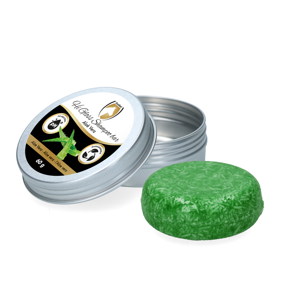 Excellent Horse Hi Gloss Shampoo Bar Aloe Vera 60 g - afbeelding 1