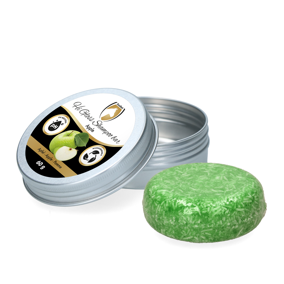 Excellent Horse Hi Gloss Shampoo Bar Appel 60 g - Vachtverzorging - afbeelding 1