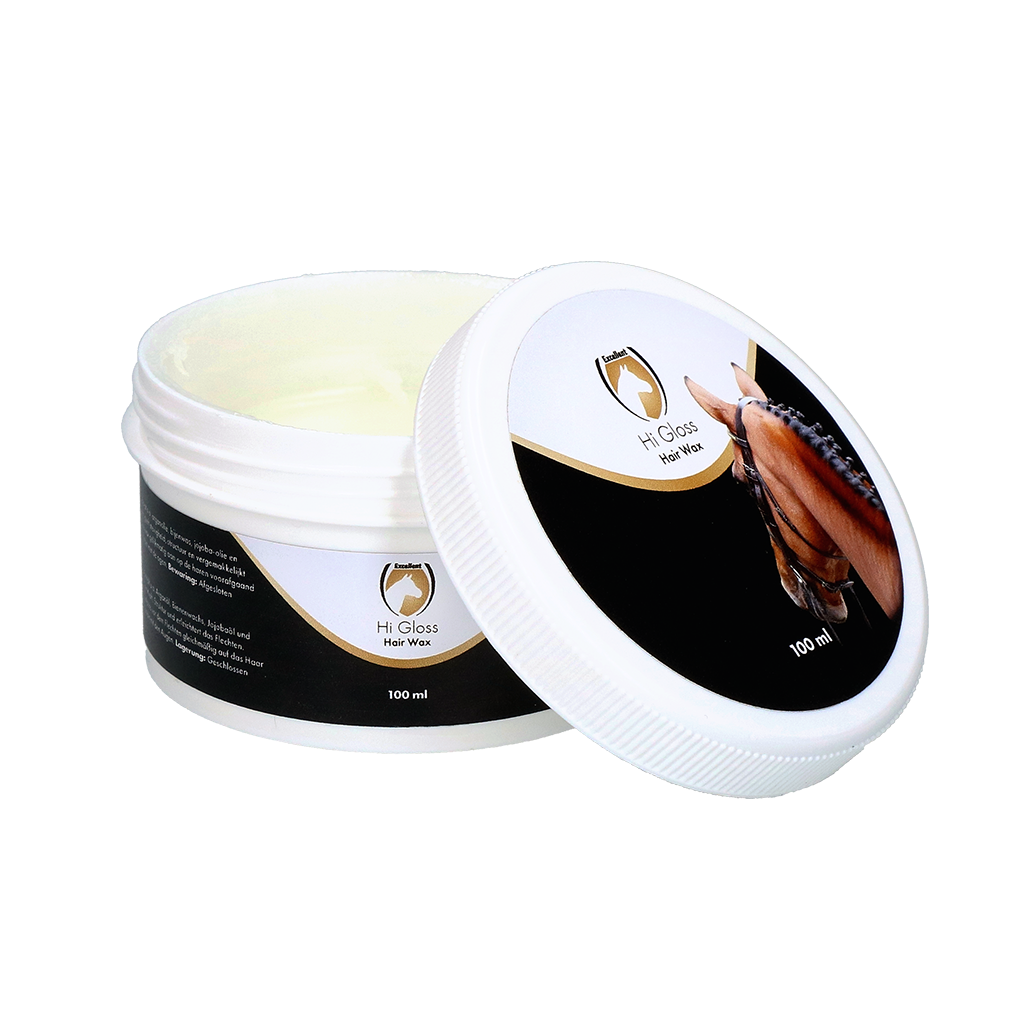 Excellent Horse Hi Gloss Hair Wax 100 ml - Voor verzorging van manen en staart - afbeelding 1
