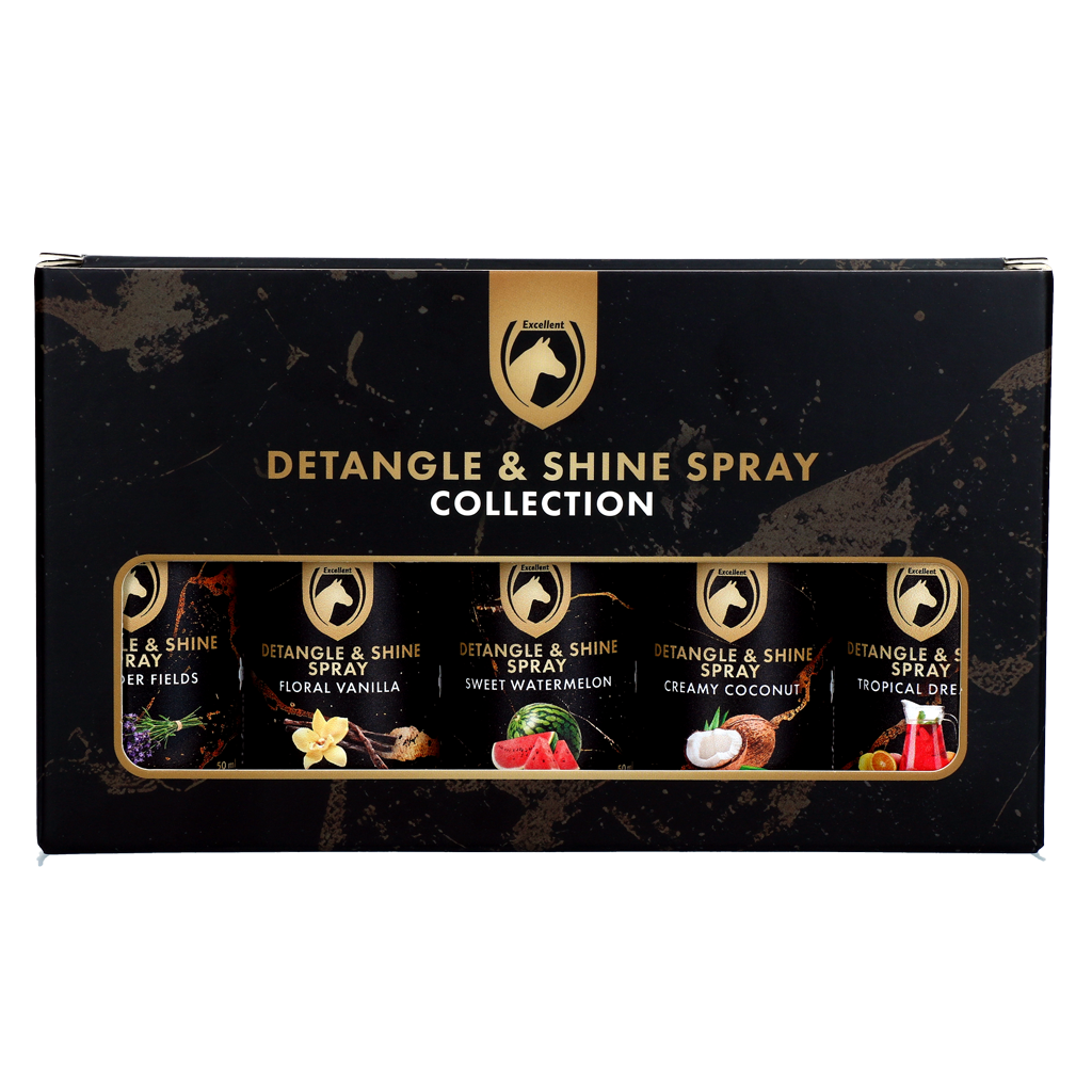 Excellent Horse Detangle & Shine Spray Geschenkset 5 x 50 ML - afbeelding 1