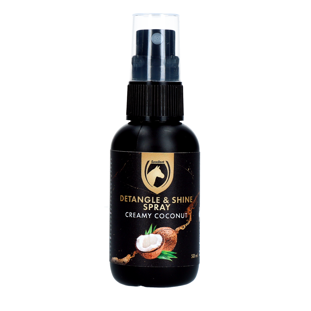 Excellent Horse Detangle & Shine Spray 50 ml Creamy Coconut - afbeelding 1