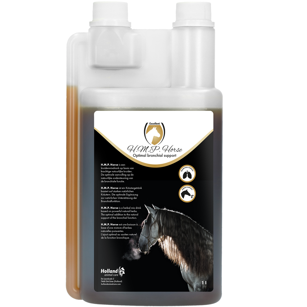Excellent Horse H.M.P. Liquid 1 l - Ondersteuning Luchtwegen Paarden
