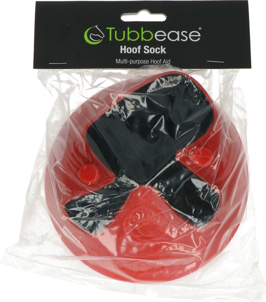 Hoefschoen 145 mm Rood Tubbease voor Paarden - afbeelding 2