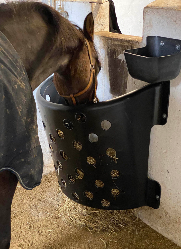OK Plast Hooi Feeder XL Wandmontage 240 L voor paarden - afbeelding 2