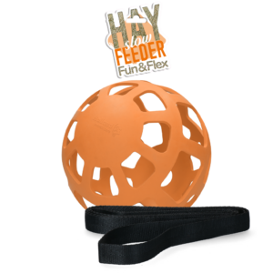 Hay Slow Feeder Fun & Flex Oranje - Langzaam Voeren voor Paarden