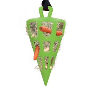 Hay Slow Feeder Fun & Flex Carrot Groen - Langzaam Voeren voor Paarden