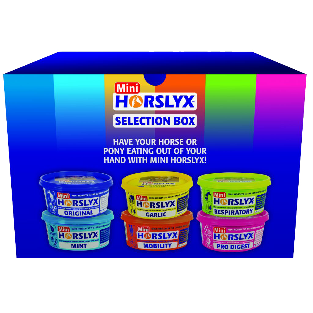 Horslyx Mini Selection Box 6 x 650 g - Smakelijke Likstenen voor Paarden