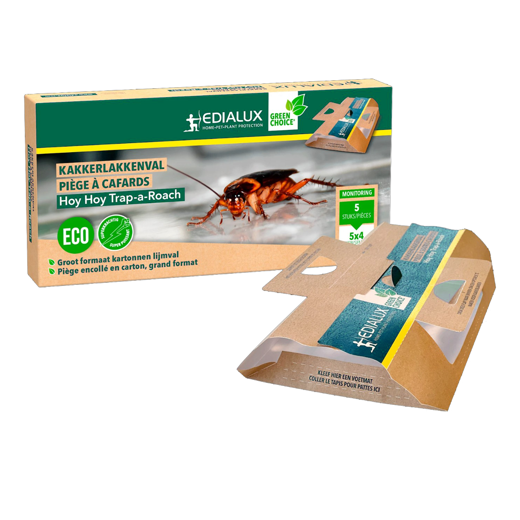 HoyHoy Trap-A-Roach 5-Pack - Effectieve Kakkerlakkenval - afbeelding 1