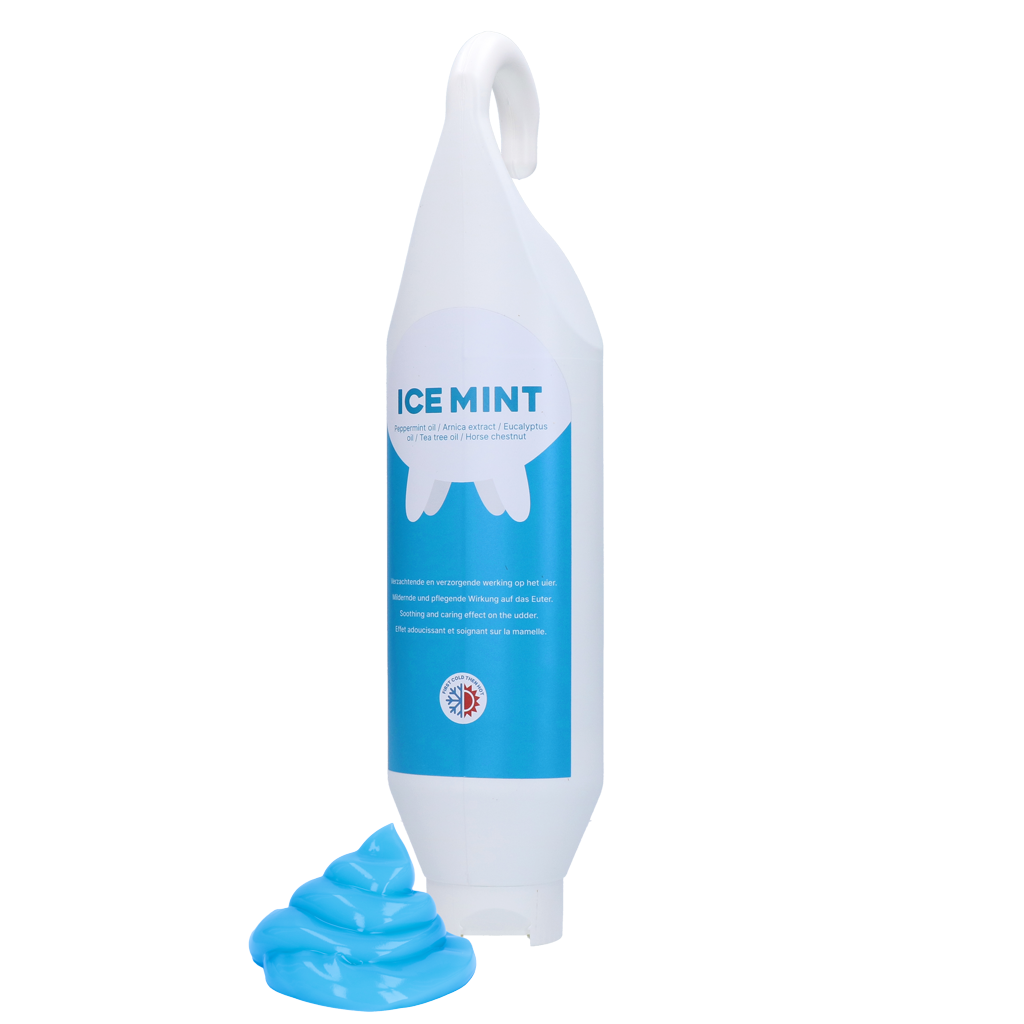 Ice Mint Gel Sta en hangtube 1 l - Uierverzorging voor Melkkoeien - afbeelding 1