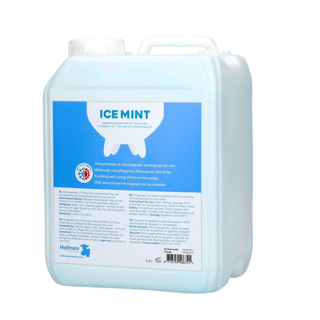 Ice Mint Gel 2,5 l incl. doseerpomp - Vet Animal Care - afbeelding 1