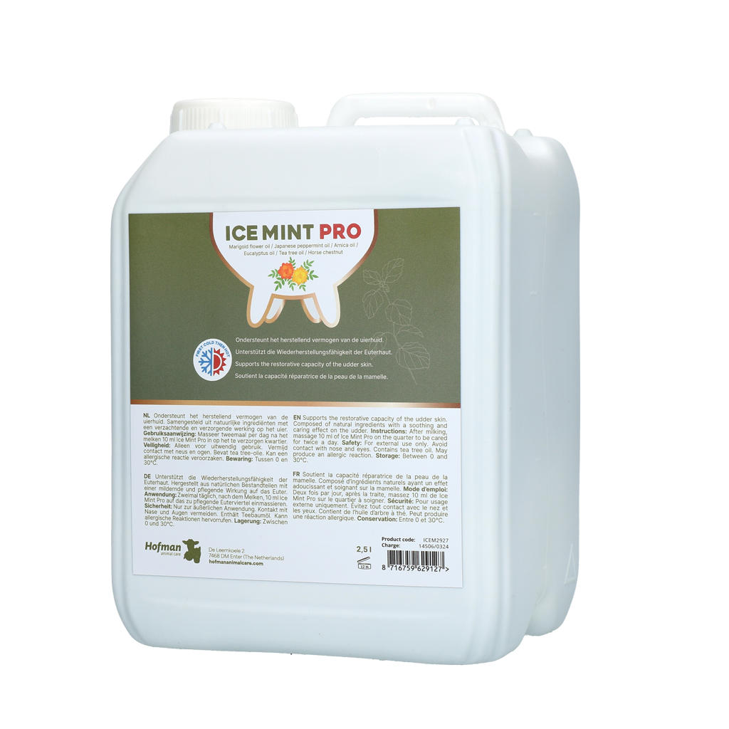 Ice Mint Pro Gel 2,5 l incl. dosator - Vet Animal Care - afbeelding 1