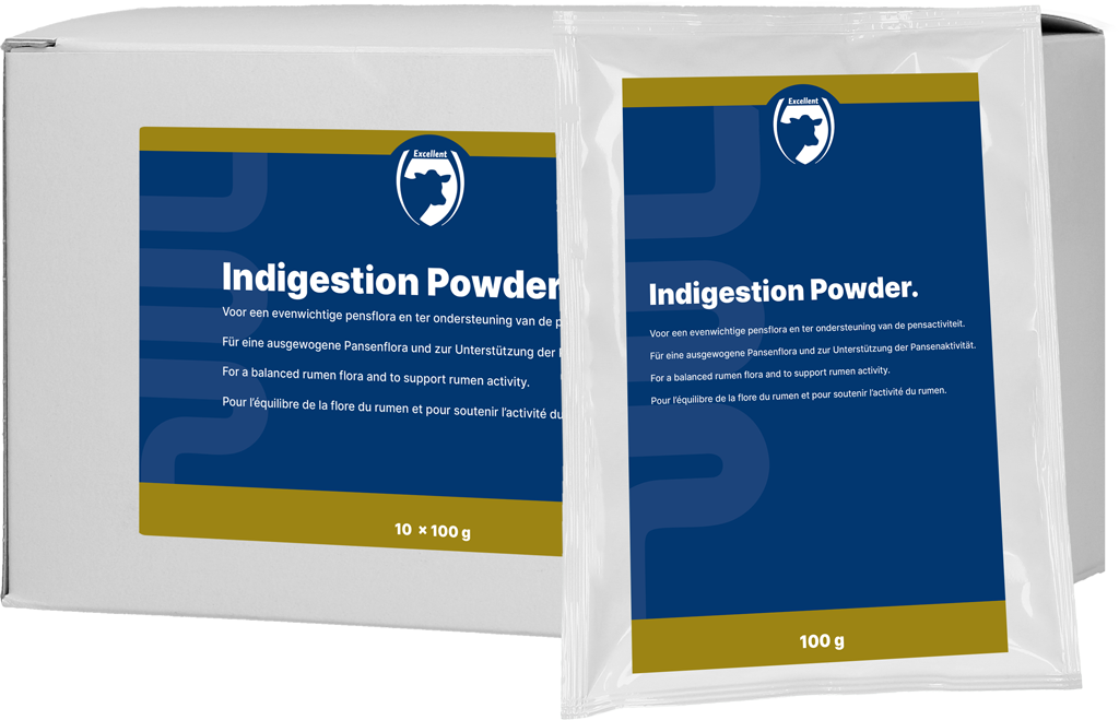 Excellent Indigestie Poeder 10 x 100 g - Rumenpoeder voor Herkauwers