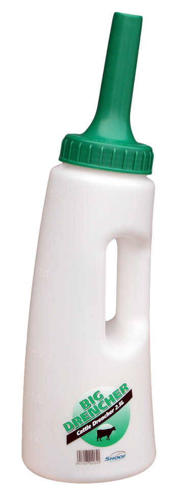 Ingeef Easy Drencher Big 2,5 l Rund/Kalf Groen Compleet - afbeelding 1