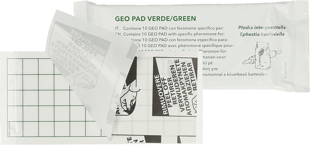 Geo Lijmplaat Levensmiddelenmot - Set van 10 stuks