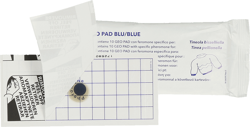 Geo Lijmplaat Kleermot - Hofman Pest Control - Set van 10 stuks