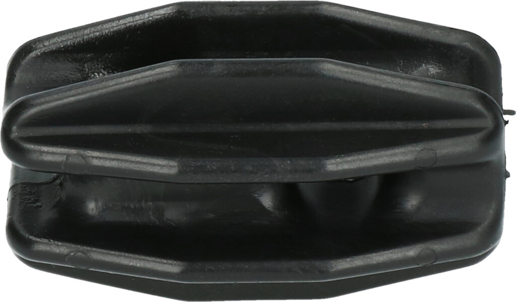 Isolator Eindspanner Zwart - ZoneGuard - afbeelding 1