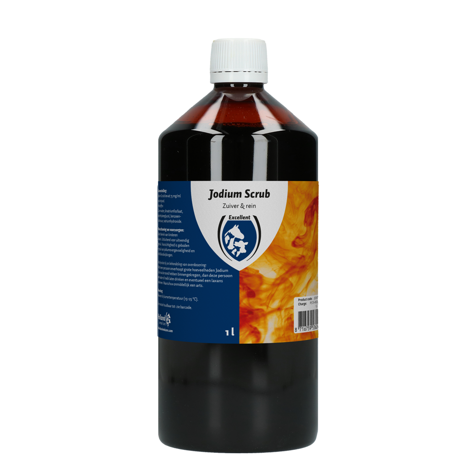 Excellent Jodium Scrub 1 l - Verzorgingsproduct voor huidreiniging
