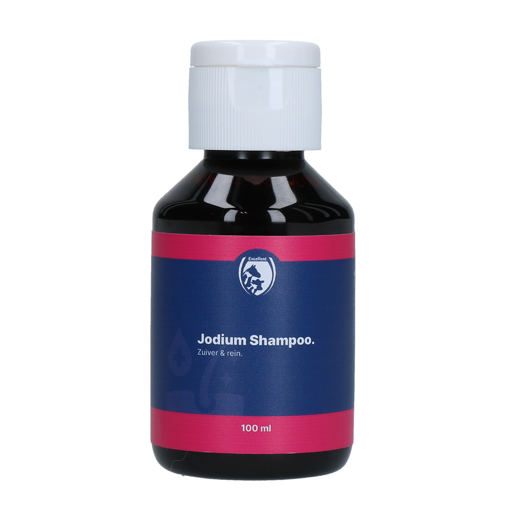 Excellent Jodium Shampoo 100 ml - Voor het reinigen van vacht en huid