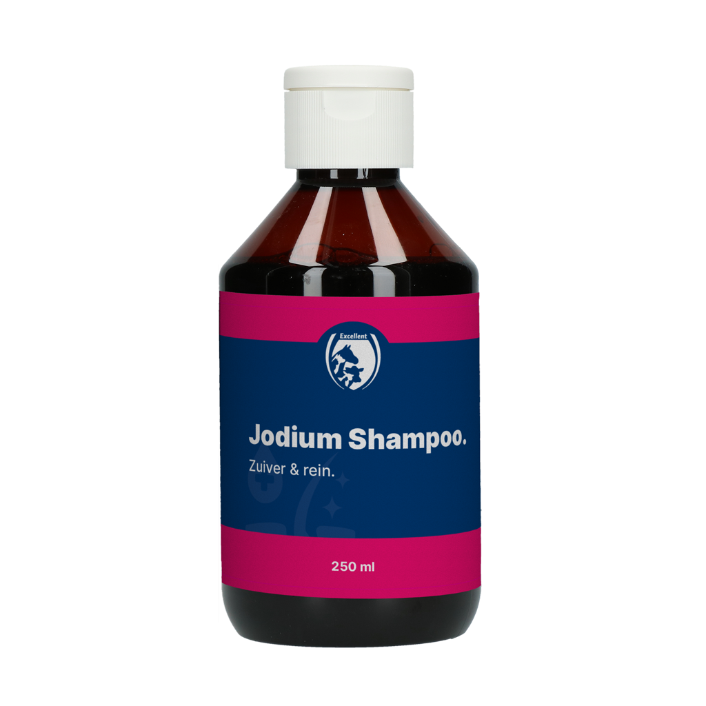 Excellent Jodium Shampoo 250 ml - Voor het reinigen van vacht en huid
