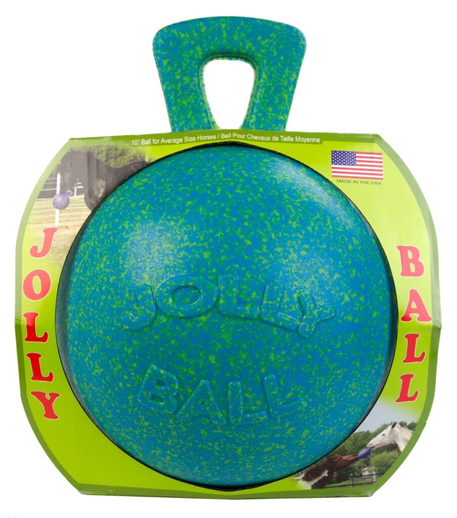 Jolly Ball Oceaangroen (appel) 25 cm - Zachte speelbal voor paarden - afbeelding 2