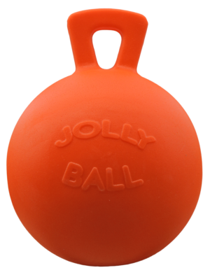 Jolly Ball Oranje (vanille) 25 cm - Speelbal voor Paarden