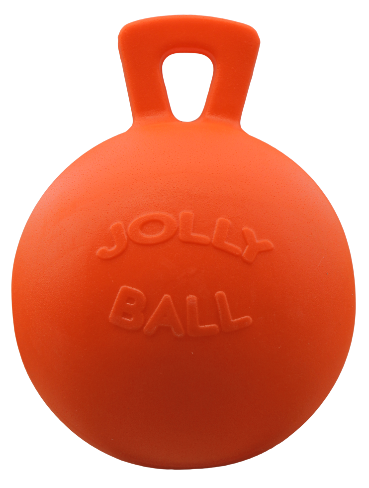 Jolly Ball Oranje (vanille) 25 cm - Speelbal voor Paarden - afbeelding 1