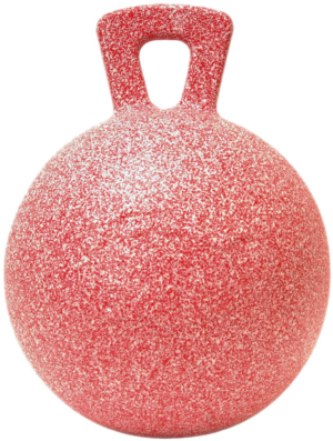 Jolly Ball Rood/wit (pepermunt) - Speelbal voor Paarden 25 cm