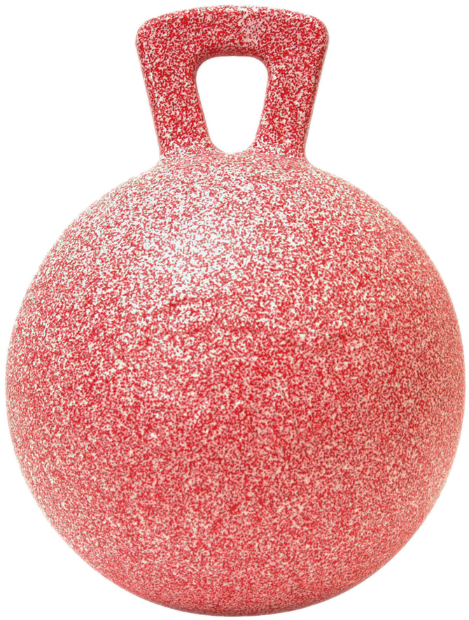 Jolly Ball Rood/wit (pepermunt) - Speelbal voor Paarden 25 cm - afbeelding 1