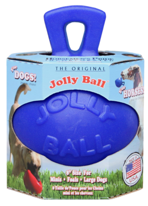Jolly Ball Dual Blauw - Zachte speelbal voor paarden