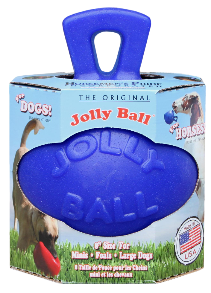 Jolly Ball Dual Blauw - Zachte speelbal voor paarden - afbeelding 1