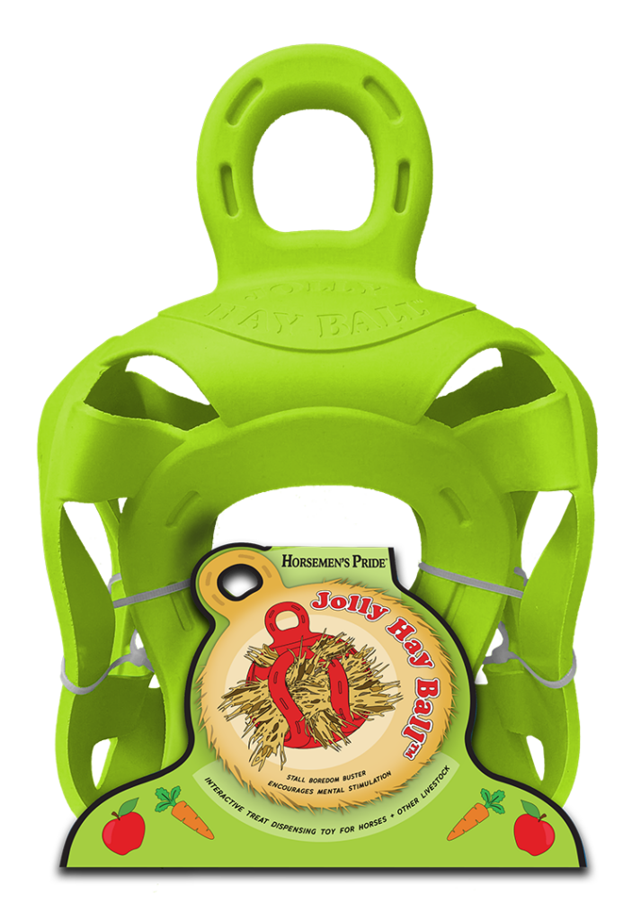 Jolly Hay Ball Groen - Interactieve traktatiebal voor paarden - afbeelding 2