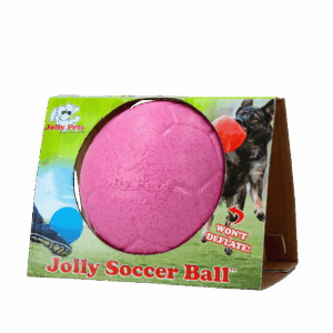 Jolly Soccer Ball Roze S (15 cm) - Duurzaam Speelgoed voor Honden