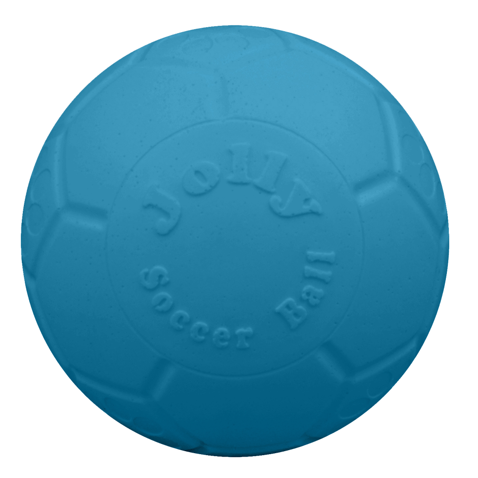 Jolly Soccer Ball Lichtblauw S (15 cm) - Speelbal voor Honden - afbeelding 2