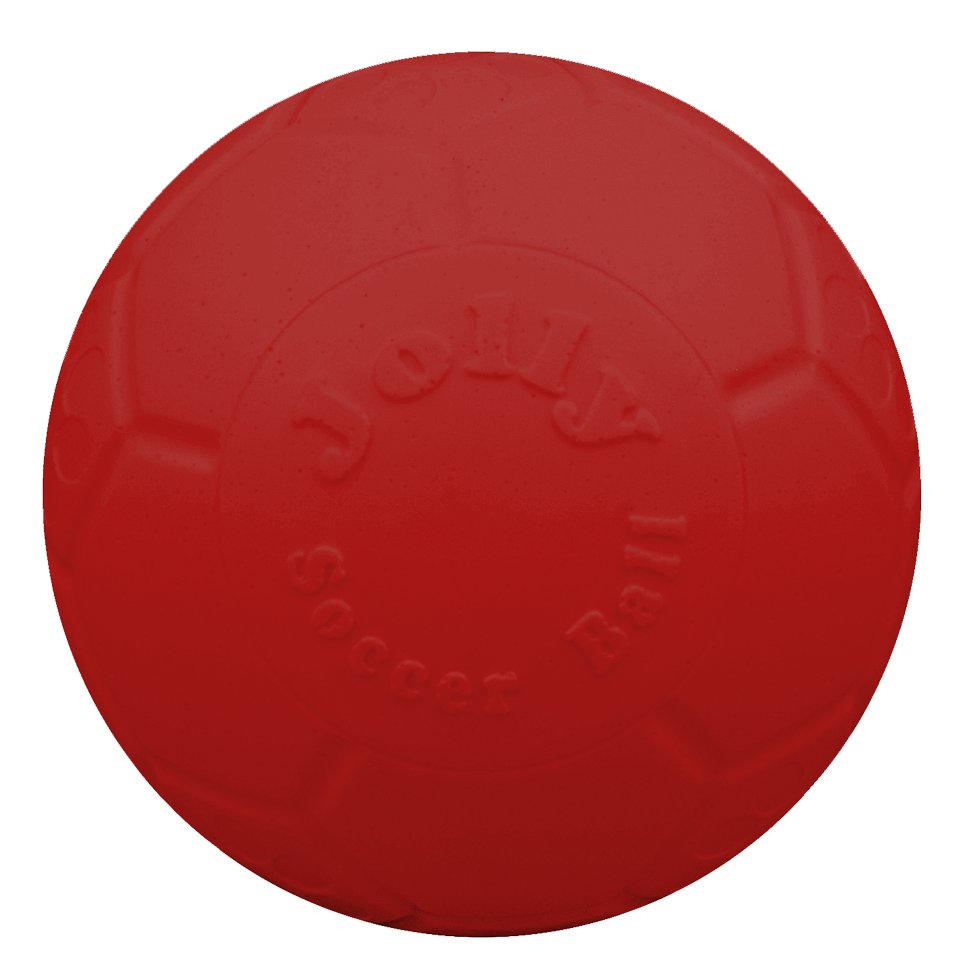 Jolly Soccer Ball Rood S 15 cm - Speelbal voor Honden - afbeelding 2
