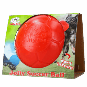 Jolly Soccer Ball Oranje L (20 cm) - Speelbal voor Honden