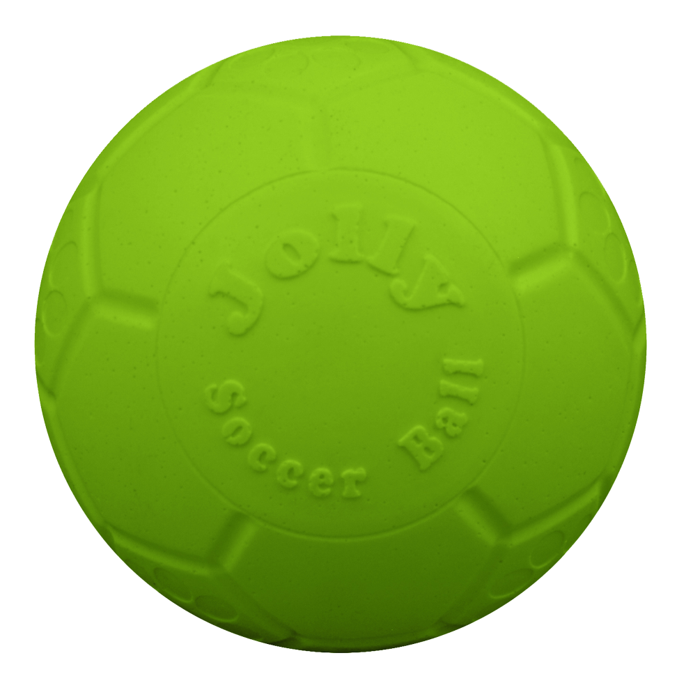 Jolly Soccer Ball Groen L (20 cm) - Duurzame Speelbal voor Honden - afbeelding 2