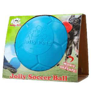 Jolly Soccer Ball Lichtblauw L (20 cm) - Speelbal voor Honden