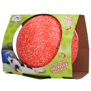 Jolly Soccer Ball Oranje/Wit L (20 cm) - Duurzaam Speelgoed voor Honden