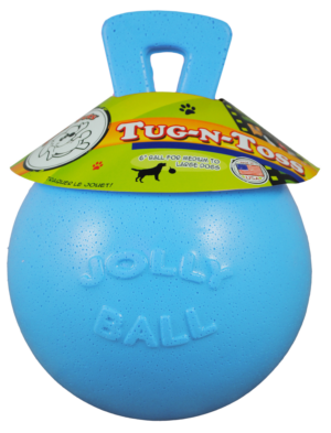 Jolly Tug-n-Toss Bosbessen M - Speelbal voor Honden (15 cm)