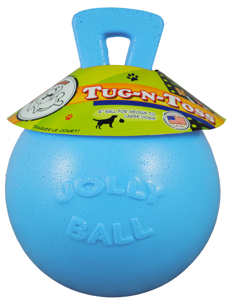 Jolly Tug-n-Toss Bosbessen M - Speelbal voor Honden (15 cm) - afbeelding 1