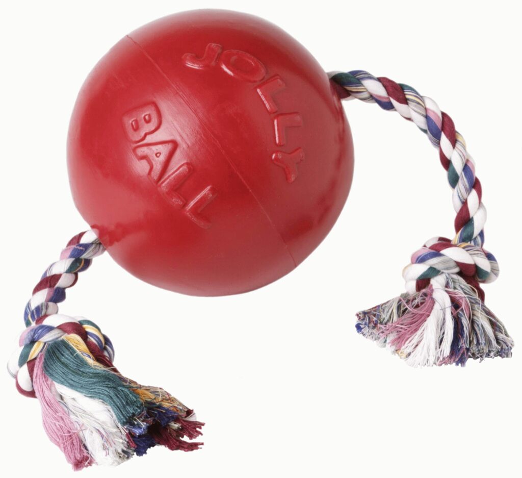 Jolly Romp-n-Roll Rood S (10 cm) - Speelgoed voor Honden - afbeelding 4