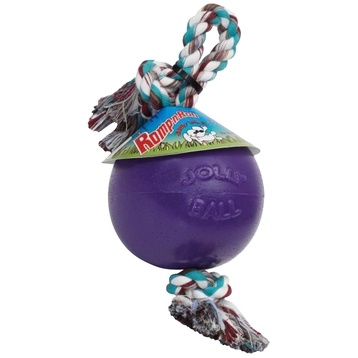 Jolly Romp-n-Roll Paars M (15 cm) - Duurzaam Hondenspeeltje - afbeelding 1