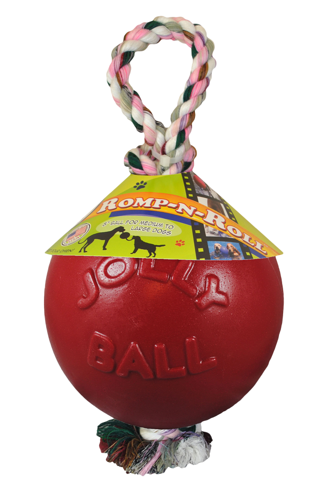 Jolly Romp-n-Roll Rood L (20 cm) - Speelgoed voor Honden - afbeelding 1