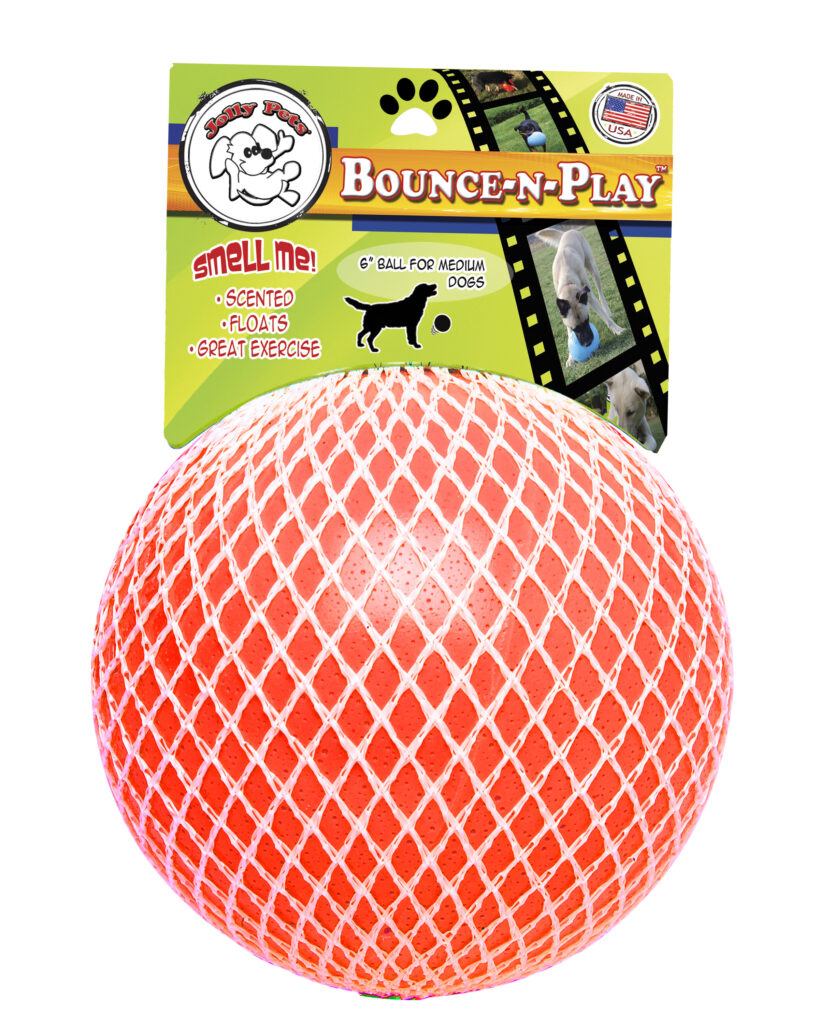 Jolly Bounce-n Play Vanille L (20 cm) - Stuiterbal voor Honden - afbeelding 2