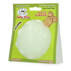 Jolly Jumper Glow in the Dark S - Stuiterbal voor Kauwers (7,6 cm)