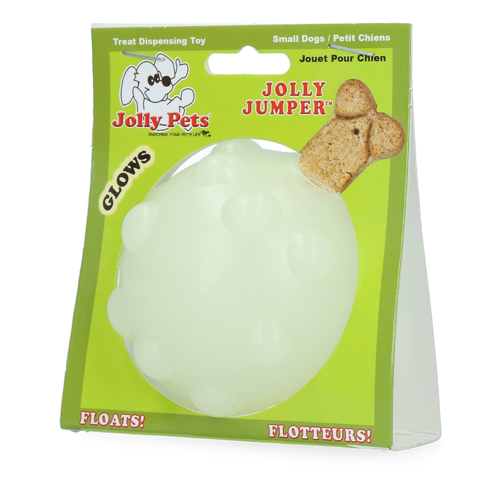 Jolly Jumper Glow in the Dark S - Stuiterbal voor Kauwers (7,6 cm) - afbeelding 1