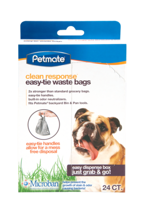 Petmate Clean Response Easy-Tie Poepzakjes 24 st