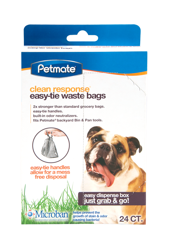 Petmate Clean Response Easy-Tie Poepzakjes 24 st - afbeelding 1