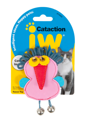 JW Cataction Raven Toy - Speelgoed voor katten, 12 cm x 7 cm