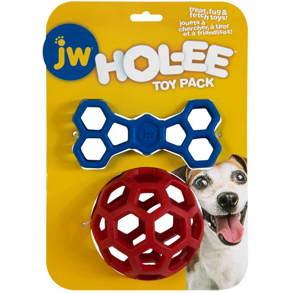 JW Hol-ee Duo - Roller en Bone voor Apporteerspelletjes